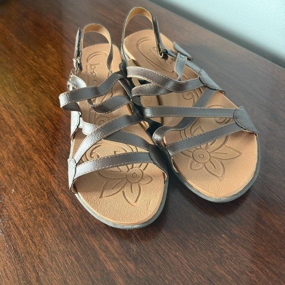 BOC Born concept Sandals Womens 9M Altheda Criss Cross Strappy Brown Comfort - Picture 5 of 8